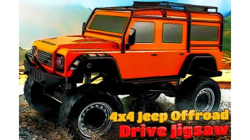 4X4 JEEP OFFROAD DRIVE JIGSAW