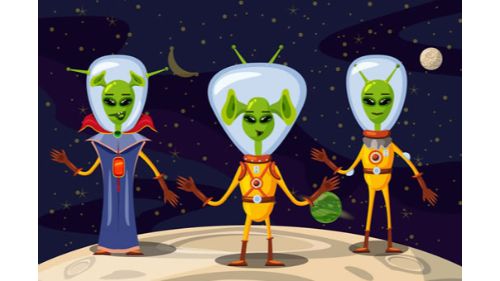 ALIENS IN SPACE HIDDEN