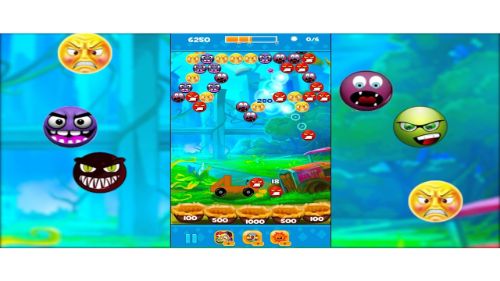 ANGRY FACE BUBBLE SHOOTER