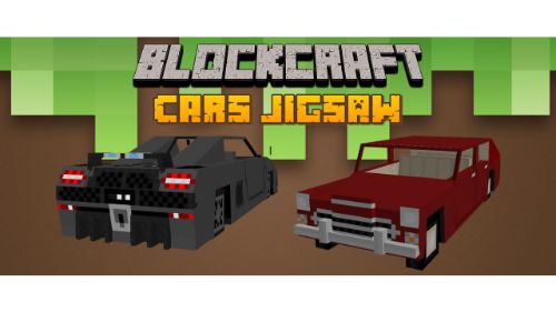 BLOCKCRAFT CARS JIGSAW