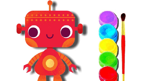 BTS ROBOT COLORING BOOK