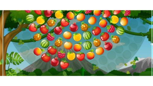 BUBBLE SHOOTER FRUITS WHEEL