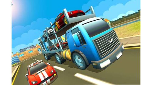 CARGO EURO TRUCK DRIVE CAR TRANSPORT NEW