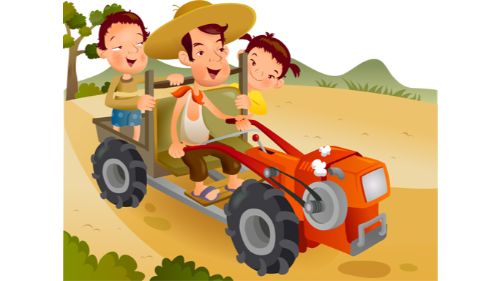 CARTOON TRACTOR PUZZLE