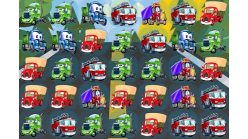 CARTOON TRUCKS MATCH 3