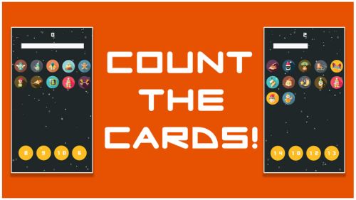 COUNT THE CARDS FOR KIDS EDUCATION