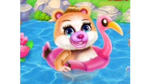CUTE BEAR CARING