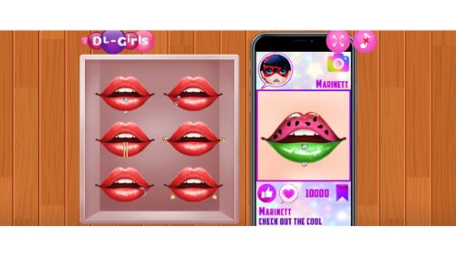 CUTE LIP DESIGN FOR MARINETTE