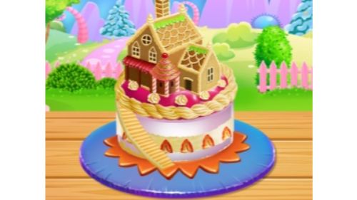 DOLL HOUSE CAKE COOKING