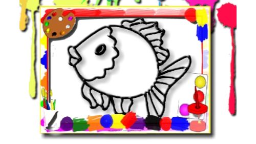 FISH COLORING BOOK