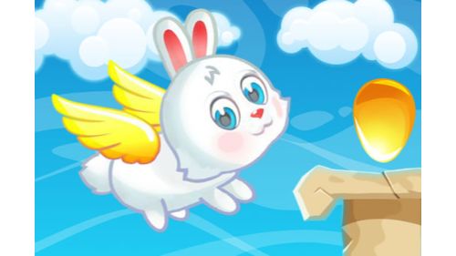 FLYING EASTER BUNNY