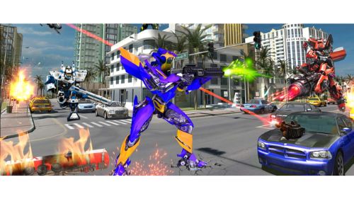 GRAND ROBOT CAR TRANSFORM 3D GAME