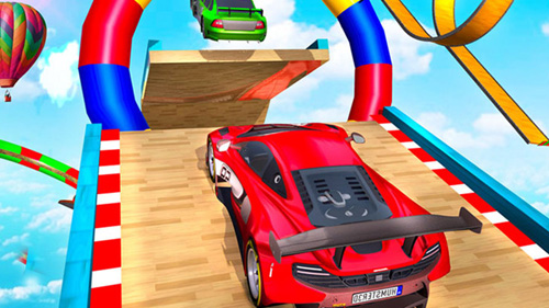 GT MEGA RAMP CAR STUNTS