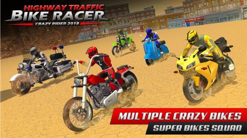 HIGHWAY RIDER BIKE RACING: CRAZY BIKE TRAFFIC RACE