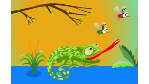 HUNGRY CHAMELEON