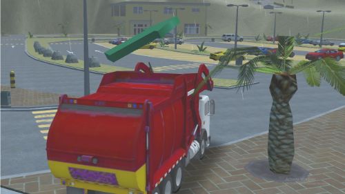 ISLAND CLEAN TRUCK GARBAGE SIM