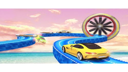 MEGA RAMP CAR STUNTS RACING : IMPOSSIBLE TRACKS 3D