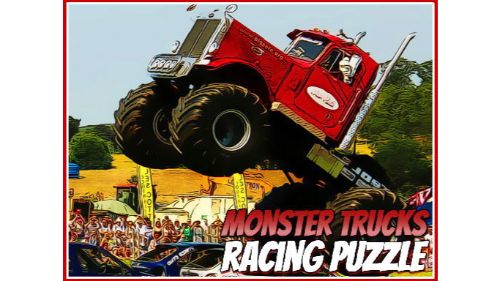 MONSTER TRUCKS RACING PUZZLE
