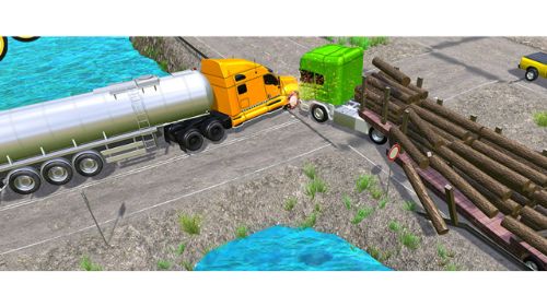 OFF ROAD OIL TANKER TRANSPORT TRUCK