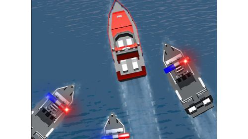 POLICE BOAT CHASE