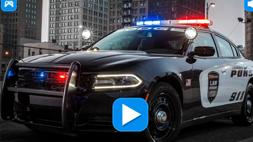 POLICE CARS SLIDE
