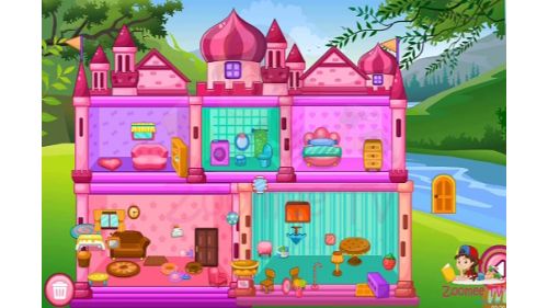 PRINCESS BABY DOLL HOUSE CLEANUP GAME