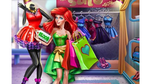 PRINCESS MERMAID REALIFE SHOPPING