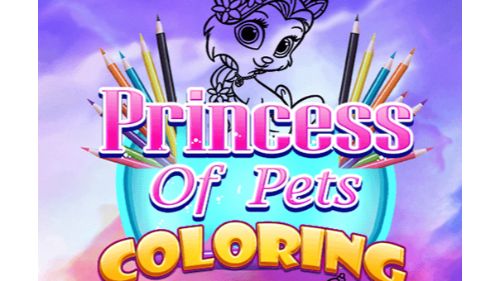 PRINCESS OF PETS COLORING