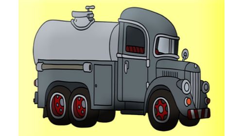 TANK TRUCKS COLORING