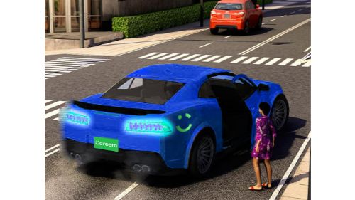 UBER TAXI DRIVER 3D