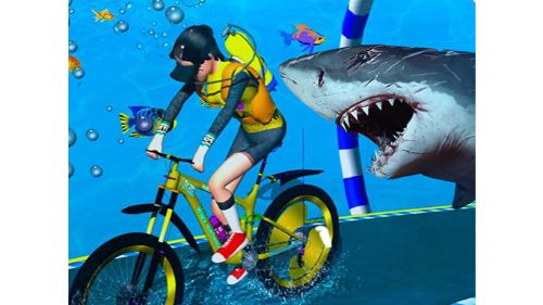 UNDER WATER BICYCLE RACING