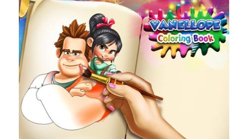 VANELLOPE COLORING BOOK