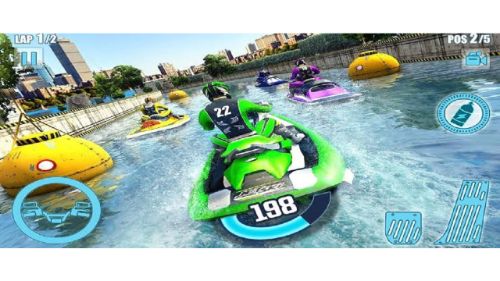 WATER POWER BOAT RACER 3D