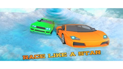 WATER SLIDE CAR RACING SIM