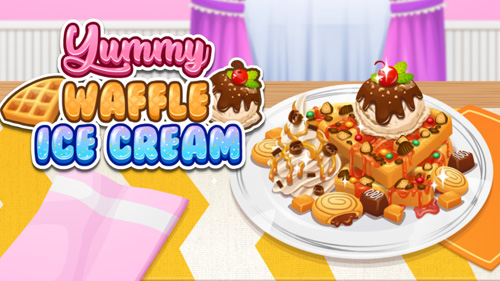 YUMMY WAFFLE ICE CREAM
